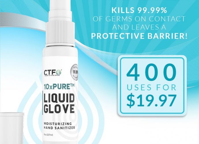 10xPure Liquid Glove Hand Sanitizer by CTFO